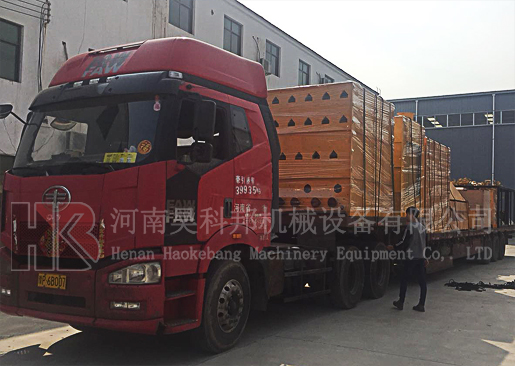 發(fā)往韓國玉米烘干機(jī)